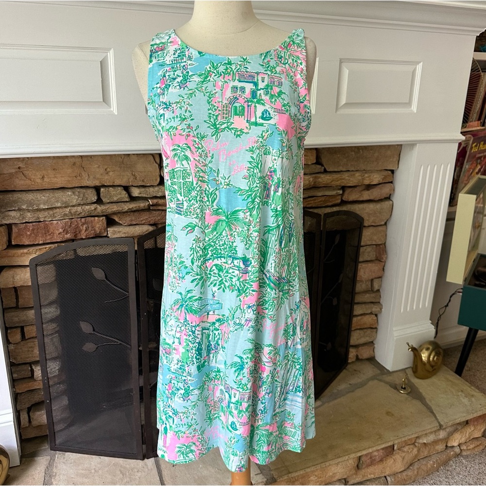 Lilly Pulitzer Kristen swing dress Lilly loves Palm Beach summer maximalist M